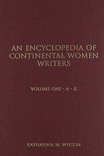 Encyclopedia of Continental – Hardcover, by Wilson Katharina M. – Very Good
