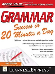 Grammar Success in 20 Minutes a Day – paperback LearningExpress, LLC