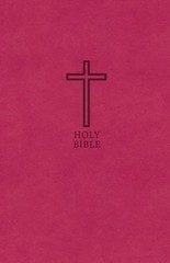 KJV Holy Bible: Value Thinline, Pink Leathersoft, Red Letter, Comfort Print: Kin