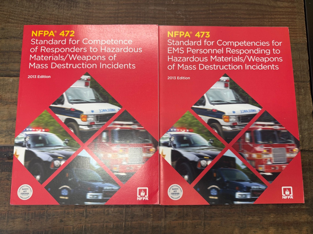 NFPA 472 & 473 Standard for Competence of Responders to Hazardous Materials