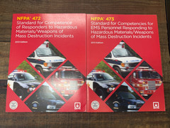 NFPA 472 & 473 Standard for Competence of Responders to Hazardous Materials