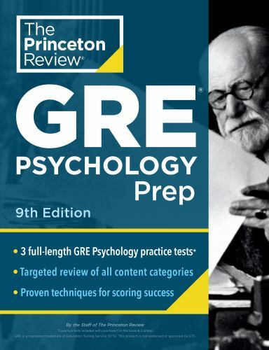 Princeton Review GRE Psychology Prep, 9th Edition: 3 Practice Tests + Review…
