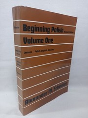 Beginning Polish Language Lessons Vol 1 Revised Edition Polish English Schenker