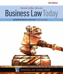 Business Law Today, Comprehensive Ringbound Roger LeRoy Miller