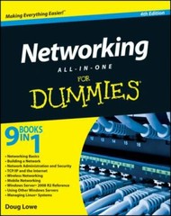 Networking All-in-One for Dummies by Doug Lowe (2010, Trade Paperback)