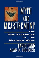 MYTH AND MEASUREMENT By David Card & Alan B. Krueger **Mint Condition**