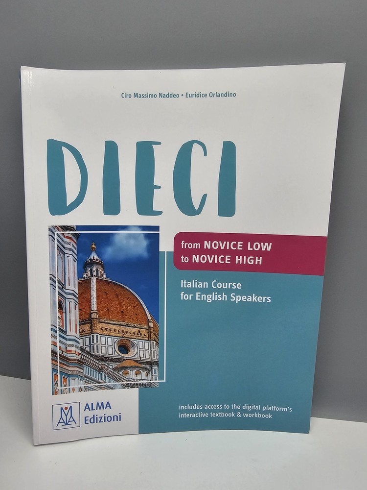 DIECI+ Novice Low to Novice High Italian Course for English Speakers