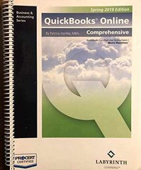 QUICKBOOKS – Spiral-bound, by MBA Patricia Hartley – Acceptable h