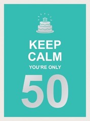 Summersdale Publishers Keep Calm You’re Only 50 (Hardback) (UK IMPORT)