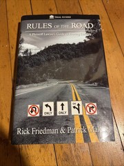 Rules of the Road Friedman Malone HC 2009 Third Printing Trial Guides Book