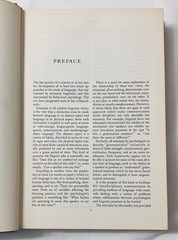 Psycholinguistics Book of Readings Saporta (1961) 1st Ed HC Linguistics Chomsky