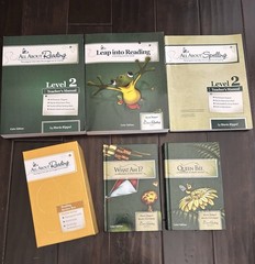 All About Reading 2 Teachers Manual, Activity Book, Spelling, Readers & Cards
