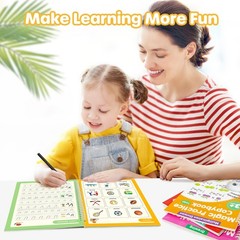 Large Magic Grooved Practice Copybook Set 5 Pack with Pens – Reusable Kids’ Trac