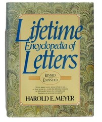 Lifetime Encyclopedia of Letters – Meyer, Harold E. – Good – See condition n…