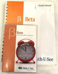 Math-U-See Beta Instruction Manual And DVD – Demme Learning