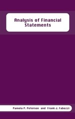Analysis of Financial Statements (Frank J. Fabozzi Series)