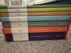 ATI Content Mastery Series Review Modules Set 7 Books Study Test RN Nursing