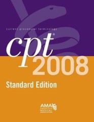 CPT 2008 Standard Edition: Current Procedural Terminology (CPT / Current…