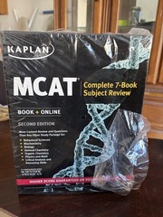 Kaplan MCAT Complete 7-Book Subject Review Second Edition Box Set