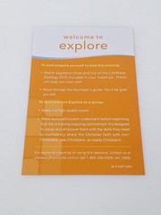 Family Life Explore Small Group Training Pack Set Christian Ministry Study Jesus