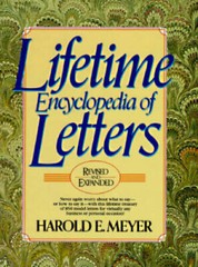 Lifetime Encyclopedia of Letters – Hardcover By Meyer, Harold E. – VERY GOOD
