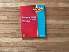 Wonders Assessment for English Learners by McGraw-Hill Grade K