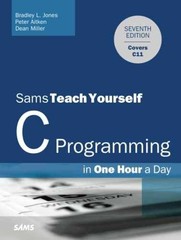 C Programming in One Hour a – Paperback, by Jones Bradley; Aitken – Very Good n