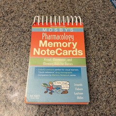 Pharmacology Memory NoteCards : Visual, Mnemonic, and Memory AIDS for Nurses by