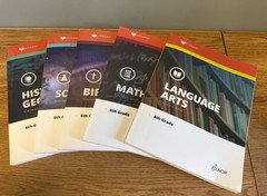 AOP Life Pac Grade 6 Answer Keys Only 5 Subjects Great Condition