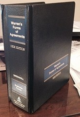 Warren’s Forms of Agreement: Desk Edition