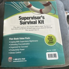 Supervisor’s Survival Kit (5 book set) (Paperback)