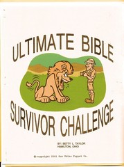 Bible Survivor Challenge Child Ministry Activity Book-10 week activity series