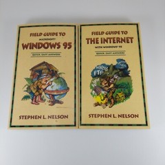 Field Guide to Windows 95 & Field Guide To The Internet Stephen L Nelson PB Lot