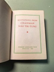 Full Edition Quotations Chairman Mao Tse-Tung Little Red Old Book English 90100
