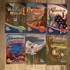 Abeka 5th Grade Readers, Lot of 6 Books in Good to Very Good Condition