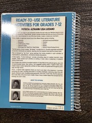 Ready-to-Use Literature Activities for Grades 7-12 Pre Owned VG