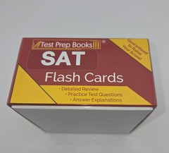 SAT Test Prep Flashcards – Practice Questions & Review – Study Aid Cards Set