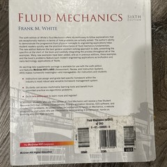 Fluid Mechanics by Frank M. White (2006, Other / Other)