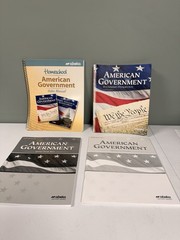 Abeka 12th Grade American Government Student and Teacher Books Third Edition