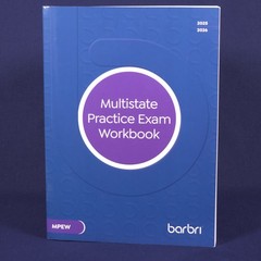 Barbri MBE Multistate Practice Exam Workbook 2025 -2026 ISBN: 9798892094559