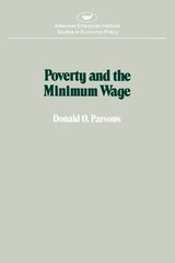 David Parsons Poverty and the Minimum Wage (Paperback)
