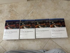 Wolters Kluwer Winter 2025 Income Tax Regulations 4 Volumes ISBN 9780808060543