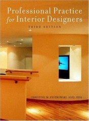 Professional Practice for Interi- 9780471384014, Christine M Piotrows, hardcover