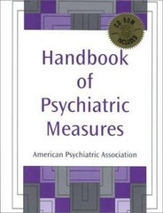 Handbook of Psychiatric Measures: American Psychiatric Association