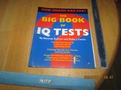 The Big Book of IQ Tests : How Smart Are You? – Philip Carter & Norman Sullivan