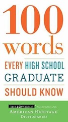 100 Words Every High School Graduate – Paperback, by Editors of the – Very Good