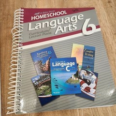 Abeka Grade 6 English Bundle: Language Arts C, Spelling Vocabulary Poetry & More