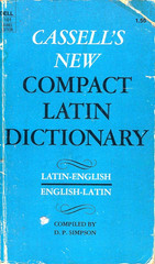 Cassell’s New Compact Latin Dictionary 1974 4th Laurel Printing Latin-English PB