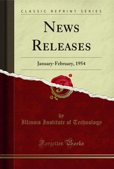 News Releases: January-February, 1954 (Classic Reprint)