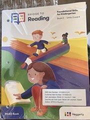 Heggerty, Read Book, Kindergarten, Book 2, Units 3 and 4, 5/pk ( 5 Same Book )